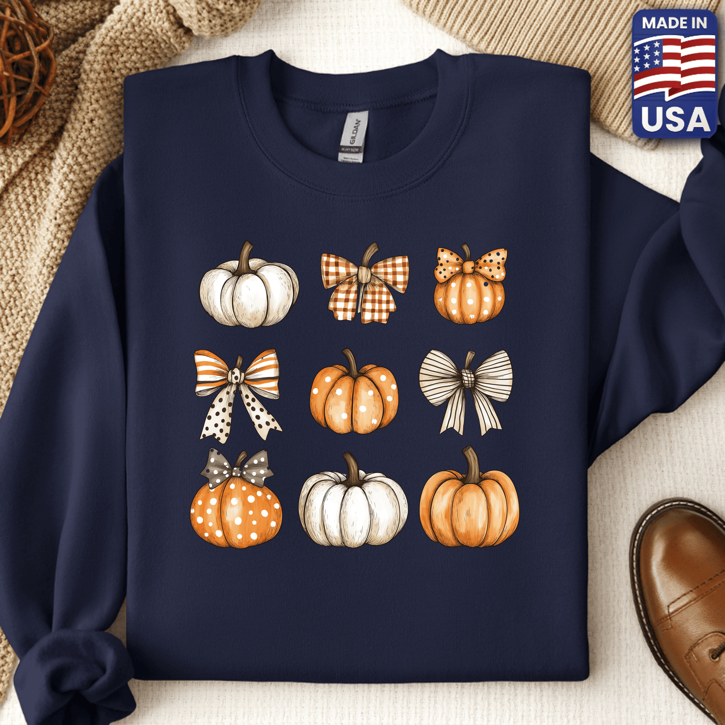 Pumpkin Queen of Autumn Crewneck