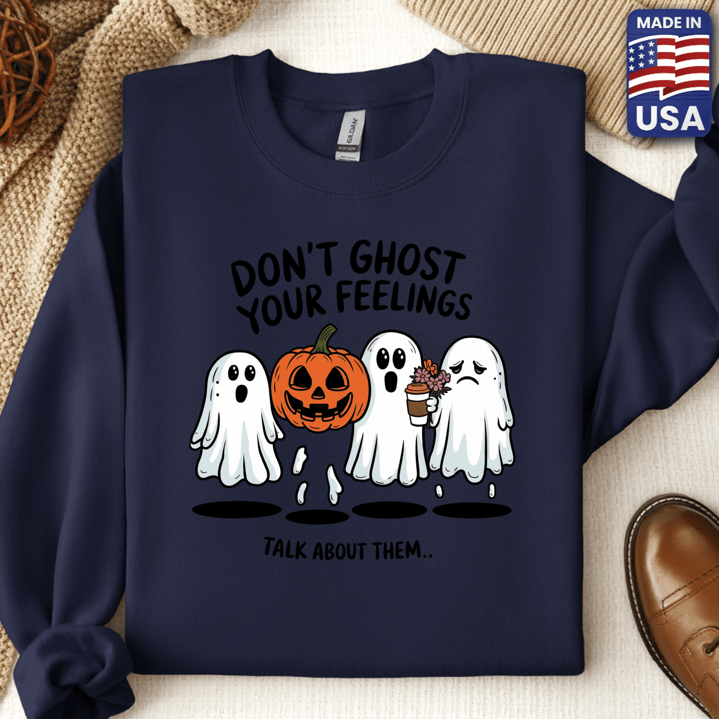 Don't Ghost Your Feelings Crewneck