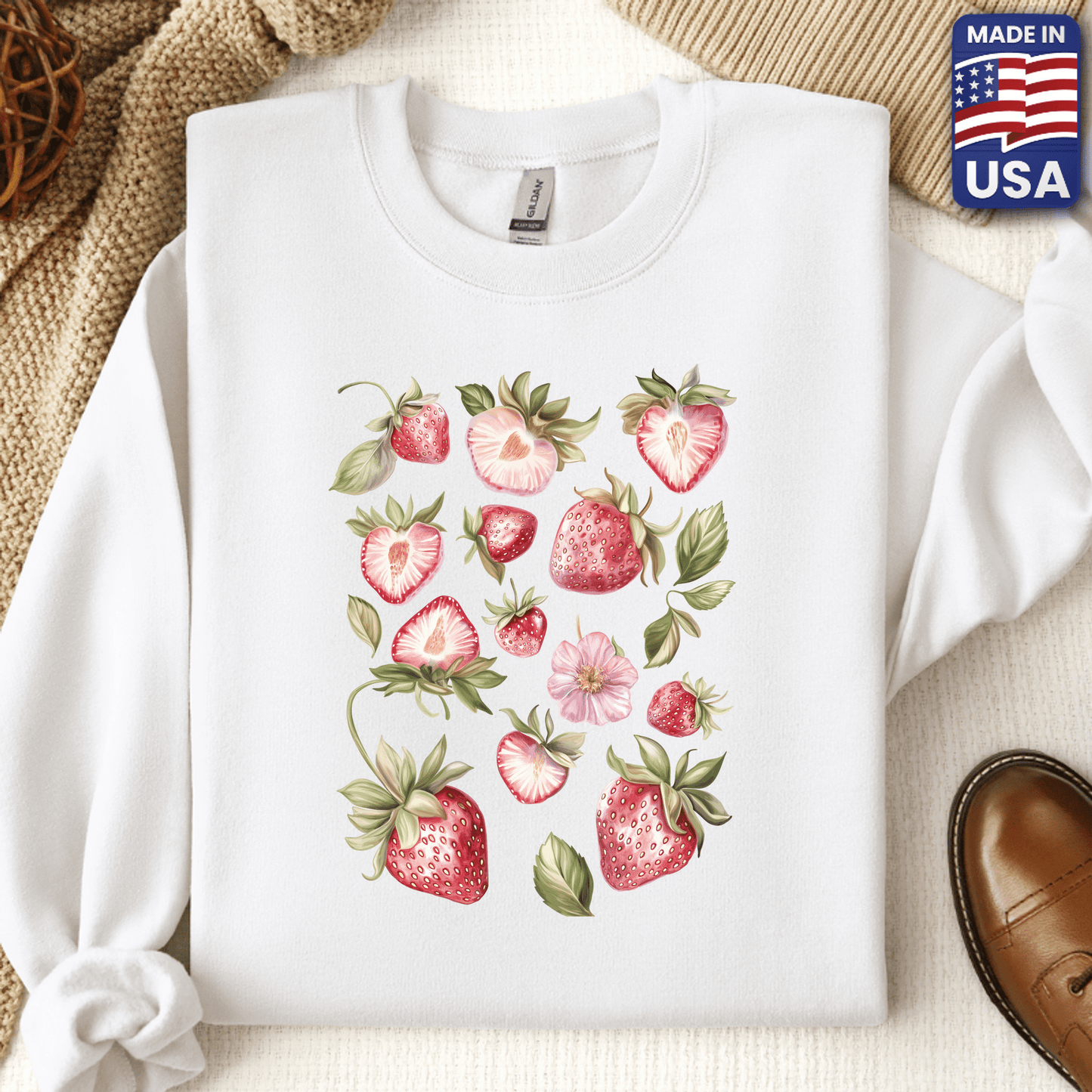 Strawberry Crewneck