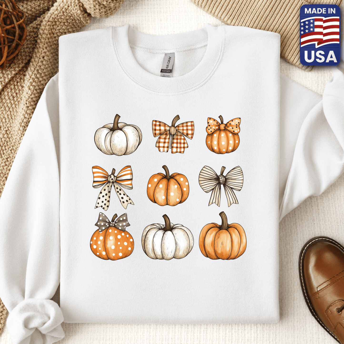 Pumpkin Queen of Autumn Crewneck